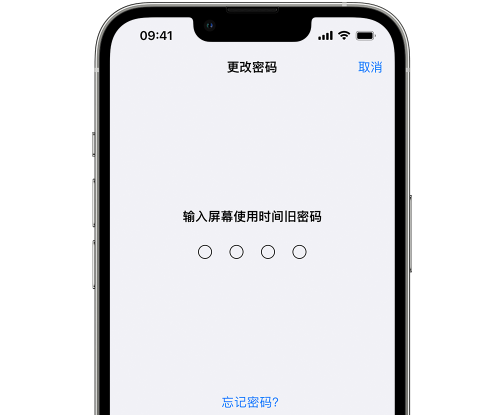 汉阳iPhone屏幕维修分享iPhone屏幕使用时间密码忘记了怎么办 