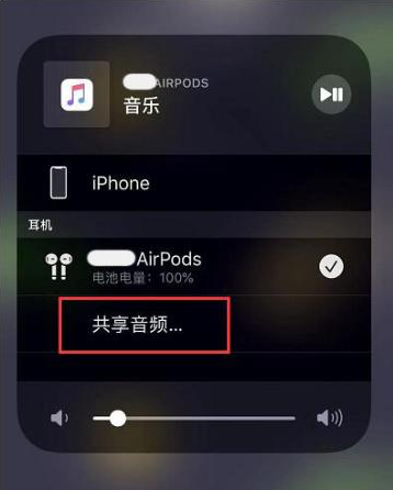 汉阳苹果14音频维修点分享iPhone14音频共享设置方法 