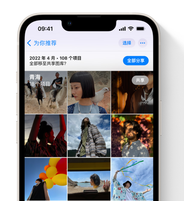 汉阳苹果维修网点分享在 iPhone 上使用共享图库 