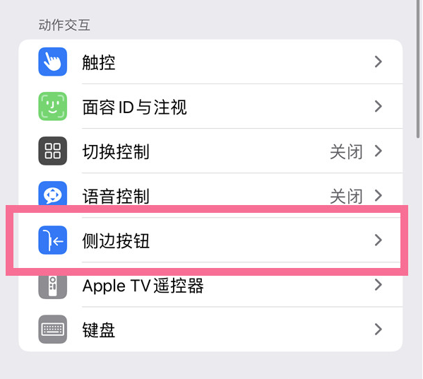 汉阳苹果14维修店分享iPhone14 Plus侧键双击下载功能关闭方法 