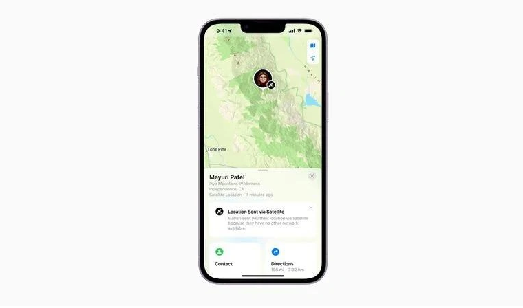 汉阳苹果14维修分享iPhone14系列中 FindMy功能通过卫星分享位置方法教程 